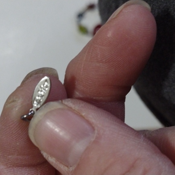 ESMOR MULTICOLORED ART GLASS AND MIXED BEADED SILVER-TONE 37-41" NECKLACE - Picture 8 of 11